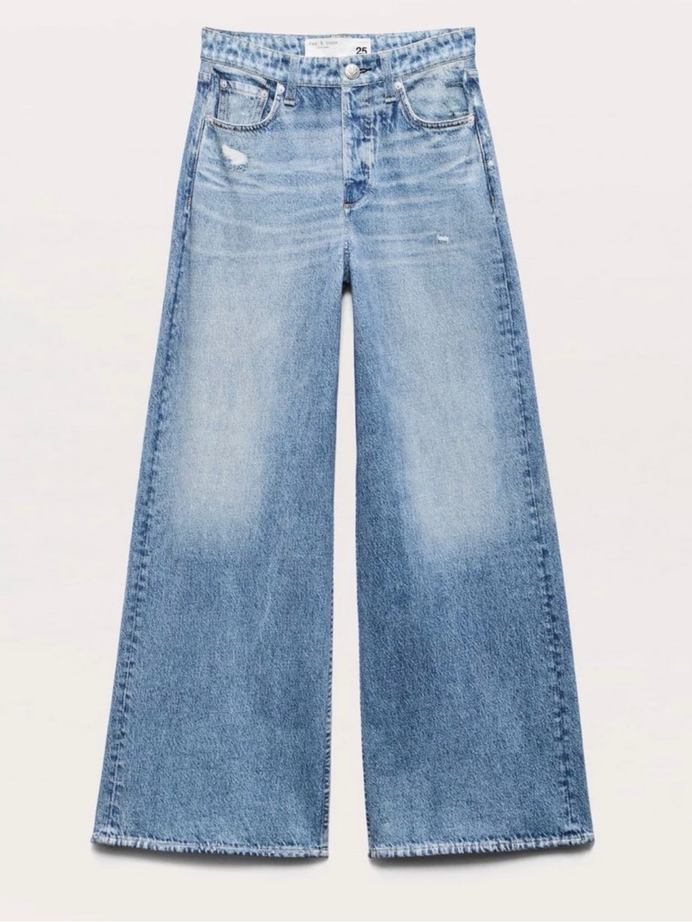 rag & bone Light Blue Miramar Wide-Leg Women's Jeans